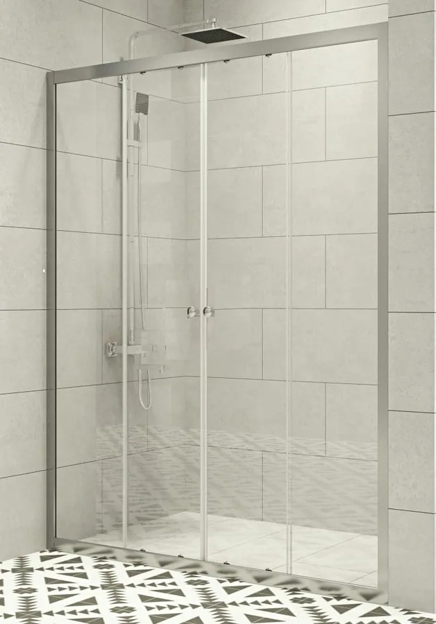 Ön Cephe Parlak Profil 4mm h.180 cm duşakabin görünümü